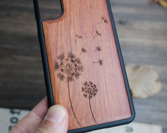 Seeds of Kindness: The Dandelion Journey, Wood Case pour iPhone, Samsung Galaxy et Google Pixel Phones, personnalisable