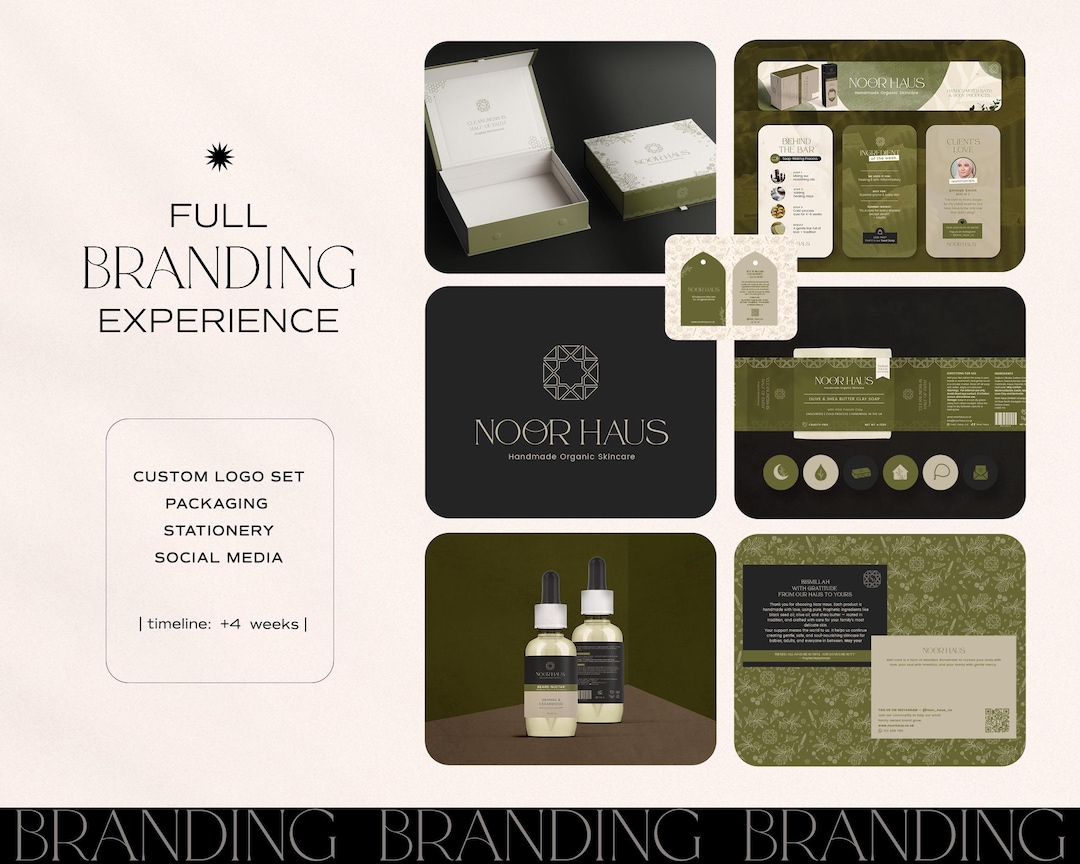Full Branding Kit | Packaging | Custom Branding Design | Social Media ...