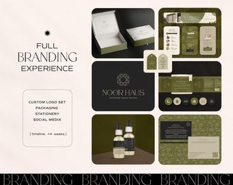 Full Branding package | Packaging | Custom Branding design | Social Media design | Custom Logo Suite | Brand Identity | Graphic Designer