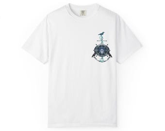 Nautical Adventure T-Shirt - Sea Lover Apparel, Ocean Graphic Tee, Beach Vacation Top, Sailor Shirt Gift, Maritime Adventure Clothing