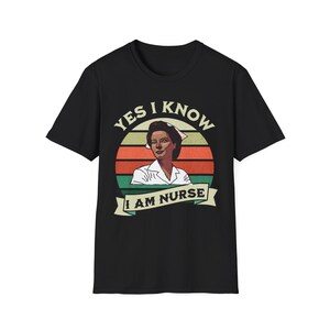 Ich bin Krankenschwester Shirt - Unisex Softstyle T-Shirt, T-Shirt für medizinisches Personal, Geschenk für das Pflegepersonal, Krankenschwester Wertschätzung Top, RN Shirt, Abschlussgeschenk
