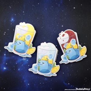 Stay Hydrated Slime Vinyl Sticker - Matt Laminiert