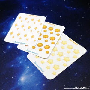 Mini Glitter&Gold Sticker - für Planer, Kalender und Briefe