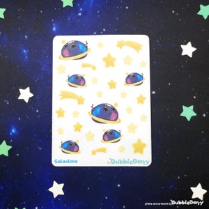 Galaxy Slime Planer Sticker - Süße Journal Aufkleber