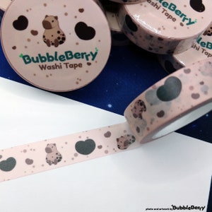 Washi Tape - Bubbletea Capybara- 10m x 15mm - 1 Rolle