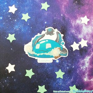 Warlock Slime Vinyl Sticker - Matt softtouch Laminiert