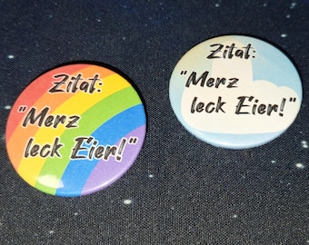 Eier 38mm Button - Sicherheitsnadel Verschluss - Nicht mein Kanzler