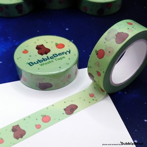 Washi Tape - Capybara- 10m x 15mm - 1 Rolle