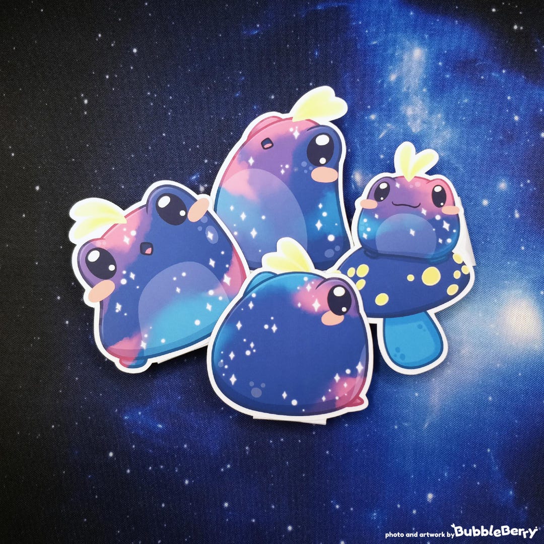 Space Frog Vinyl Sticker - Matte Laminated - Etsy