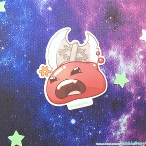 Berserker Slime Vinyl Sticker - Matt softtouch Laminiert