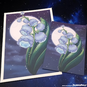 Maiglöckchen Baby Slimes Windspiel - A5/A6 Print