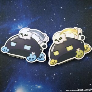 Nekromant Slime Vinyl Sticker - Matt softtouch Laminiert