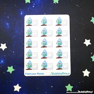 Pflanzen gießen - Organisations - Planer Sticker