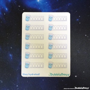 Wasser trinken - Organisations - Planer Sticker