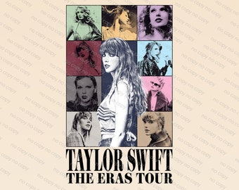 Taylor Swiftie The Eras Tour PNG, TS Taylor PNG, Swift Eras digital