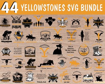 Yellowstone Svg Etsy