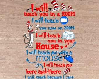 Download Dr Seuss Teacher Svg Etsy