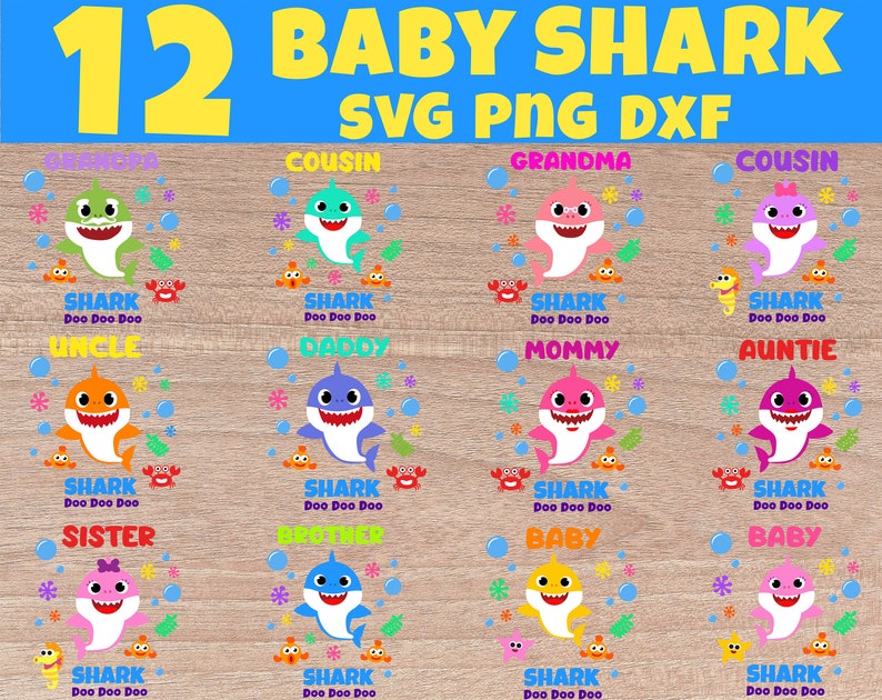 Free Free 290 Baby Shark Svg Download SVG PNG EPS DXF File
