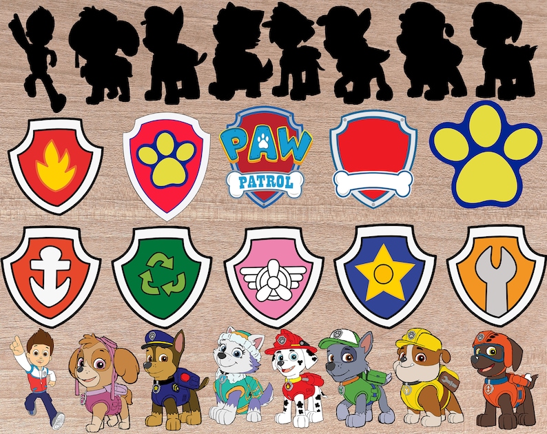 Free Free Silhouette Paw Patrol Svg Free 7 SVG PNG EPS DXF File