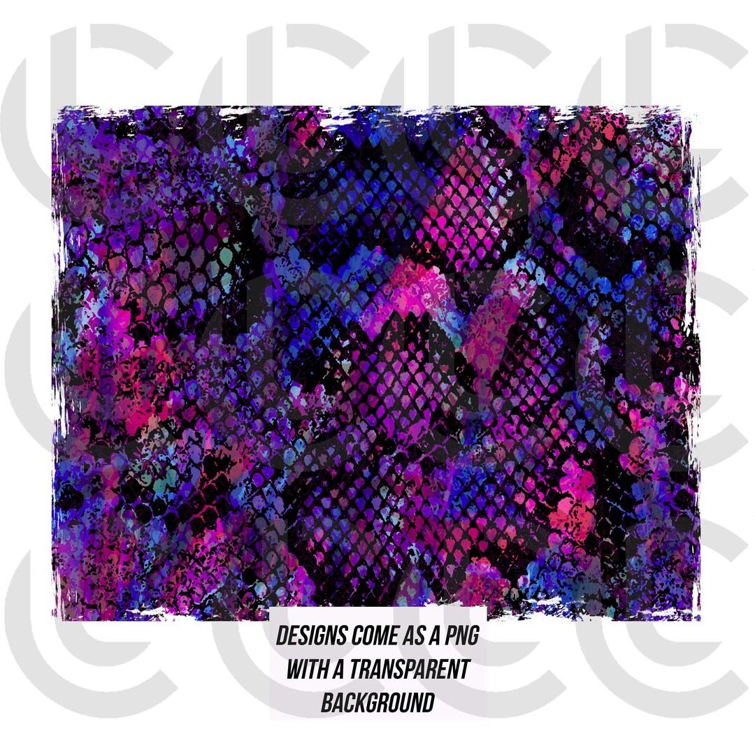 Colorful Snakeskin Background Sublimation Background PNG - Etsy