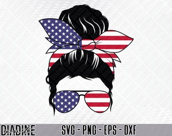 Download Flag Girl Svg Etsy