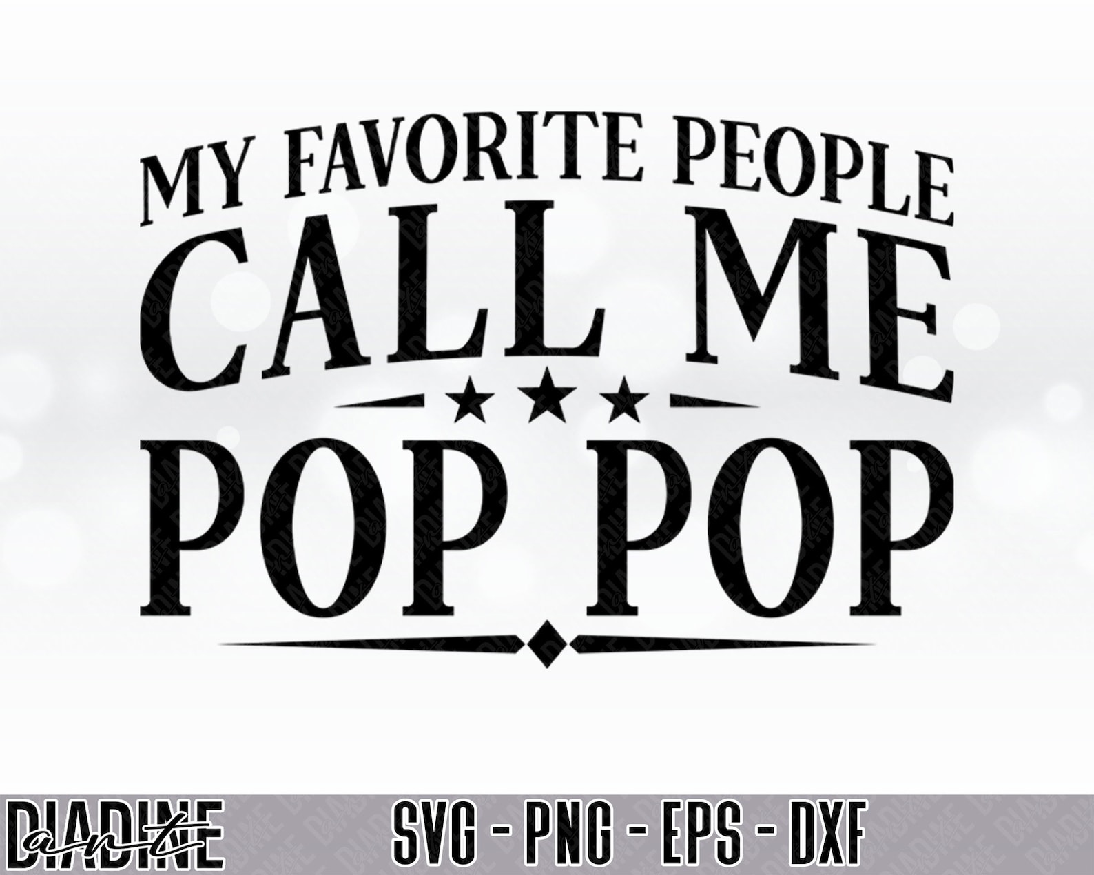 My Favorite People Call Me Pop Pop Funny Pop Pop Svg Fathers Etsy