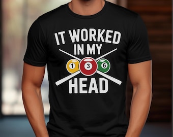 Funny Billiards SVG, Pool Player Shirt Design (Digital Download)