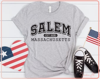 Salem Massachusetts EST 1626 SVG, Halloween Svg, Witch Svg, Printable, File for Cricut, Silhouette
