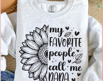 Mis personas favoritas me llaman Nana Svg, Abuela Svg, Niñera Svg, Bendita Nana Svg, La mejor Nana de la historia Svg, Abuela Svg, Mimi Svg, Día de la Madre Svg,