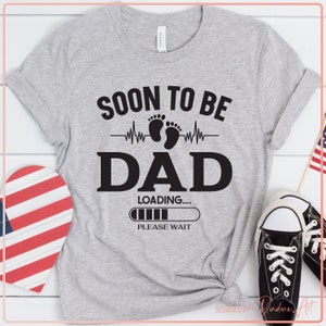 Soon To Be Dad SVG PNG, babyaankondiging Svg, trotse vader Shirt Svg, gepromoveerd tot papa Svg, afdrukbaar, gesneden bestand voor Cricut, silhouet