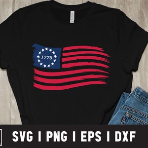 1776 självständighetsdagen Svg, 13 stjärnor amerikansk flagga Svg, Union 13 stjärnor, Betsy Ross Svg, 13 stjärnor Svg, digital fil, fil för Cricut, silhuett bild 2