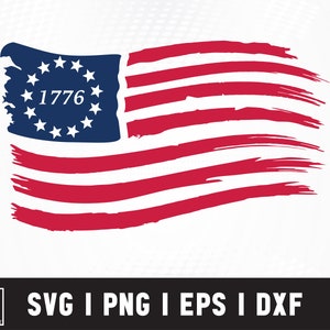 1776 självständighetsdagen Svg, 13 stjärnor amerikansk flagga Svg, Union 13 stjärnor, Betsy Ross Svg, 13 stjärnor Svg, digital fil, fil för Cricut, silhuett bild 1