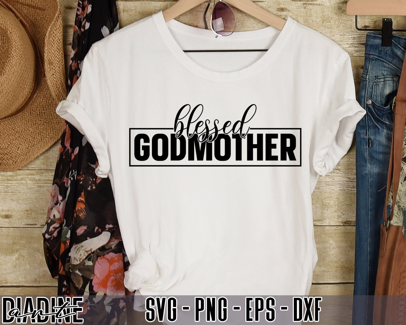 Download Blessed Godmother SVG Announcement Svg Best Godmother Svg ...