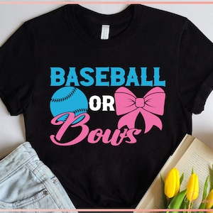 Baseball or Bows SVG PNG, Pink or Blue Svg, Funny Baby Gender Reveal Svg, Keeper Of The Gender Svg, Printable, Cricut, Silhouette File