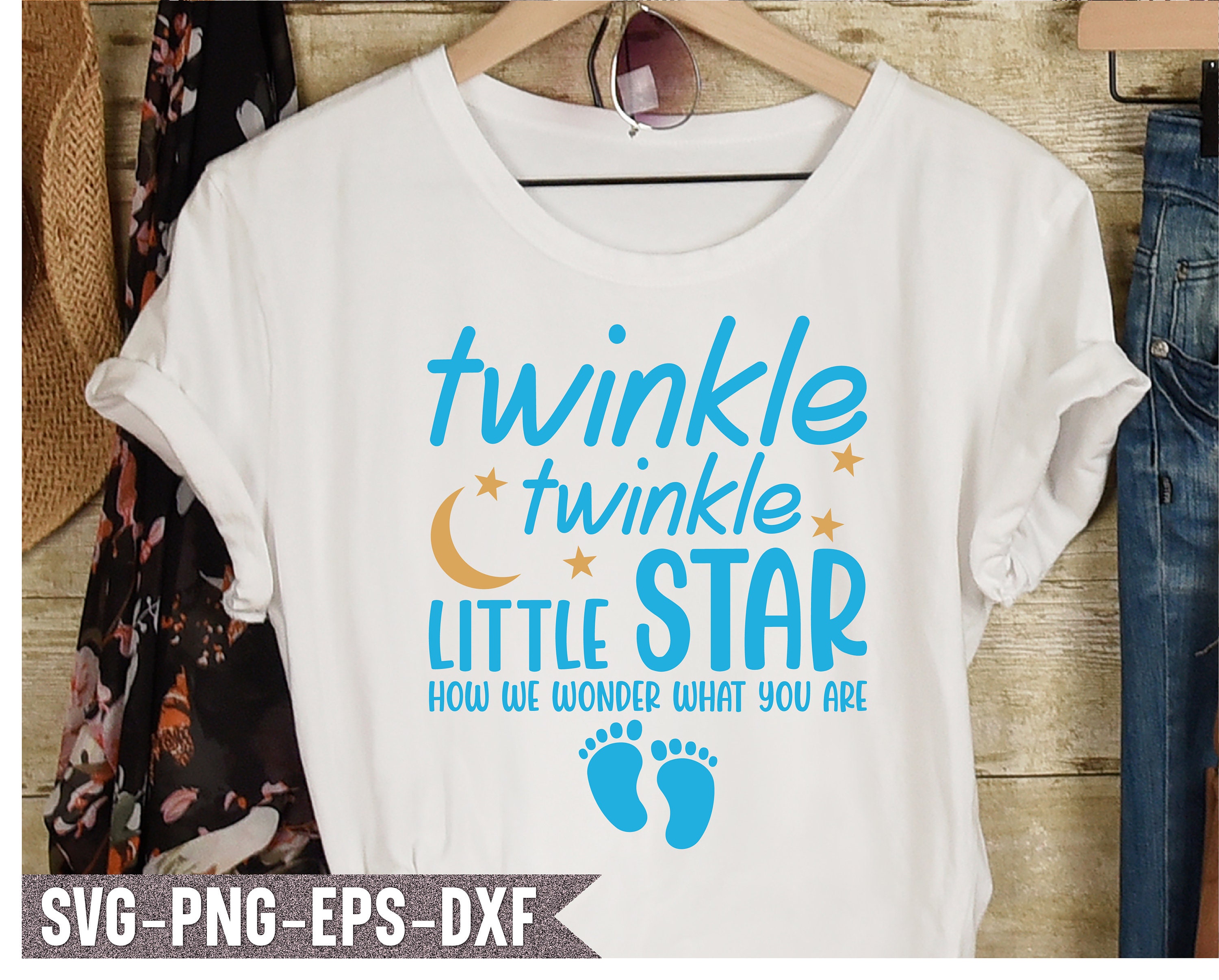 Funny Gender Reveal Shirt Svg Twinkle Twinkle Little Star Etsy