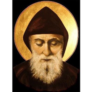 Saint Charbel Makhlouf Catholic Icon, Saint Sharbel, Saint Charbel of Lebanon, Mar Charbel Makhlouf, Lebanese Saints, Roman Catholic Monks