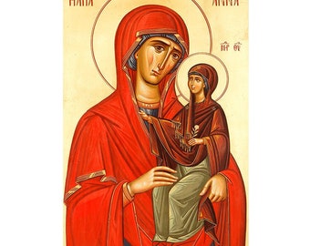 Saint Anne holding Virgin Mary, Holy Motherhood St Anna with Blessed Mary, Religious Gift