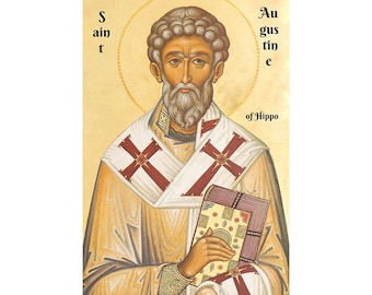 Saint Augustine of Hippo, St Augustine Orthodox Icon, Western Christianity, Church Fathers, Catholic Icons, Latin Church Saints