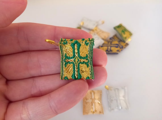 Green Greek Orthodox Filakto Amulet, Evil Eye Protection, Filaxto Orthodoxer Glücksbringer