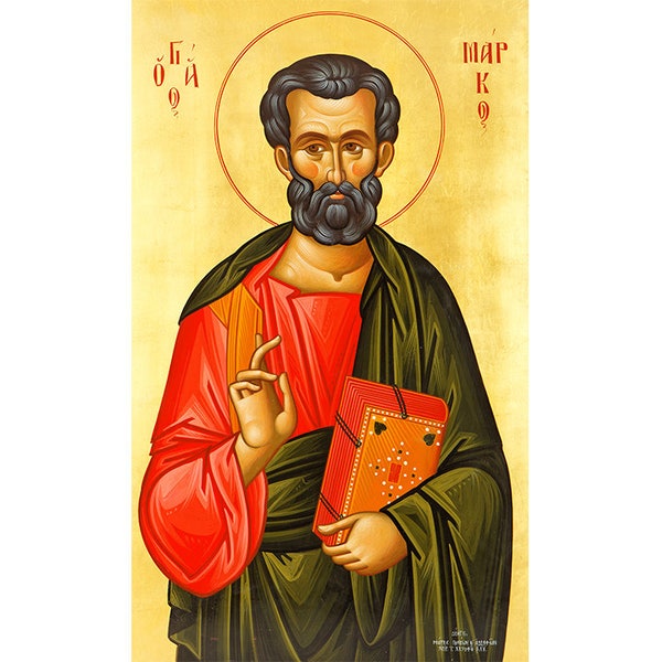 St. Mark the Evangelist Icon - Etsy Australia