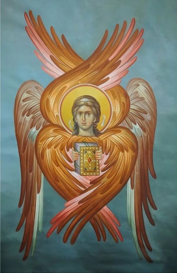 Six Winged Seraphim, Sixfold Seraph, Cherubim Icon, Cherub Orthodox Icon,  Cherub Icon, Six Winged Cherub, Six Winged Angel, Russian Orthodox - Etsy  Sweden