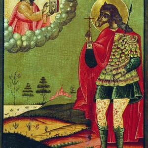 Saint Christopher Dog Head Icon, the Doghead Icon, Cynocephaly Orthodox ...