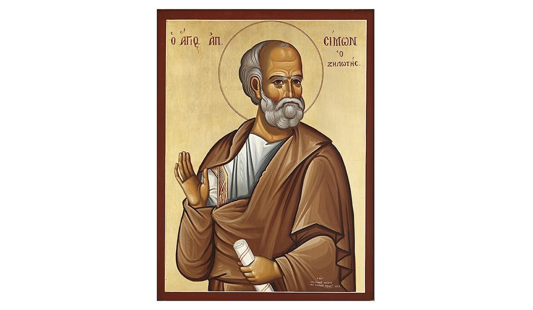 Saint Simon the Apostle, St Simon the Zealot, Greek Orthodox Prayer ...