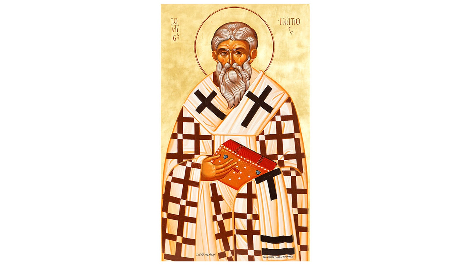 Saint Ignatius Icon Ignatius of Antioch St Ignatios Saint Etsy