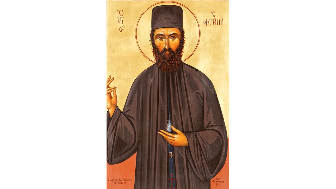 Saint Ephraim of Nea Makri Saint Ephrem Orthodox Icon Saint Etsy