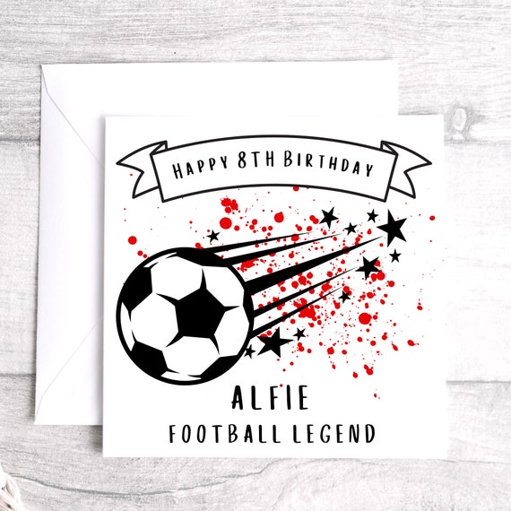 Tarjeta Feliz Cumpleaños Futbol