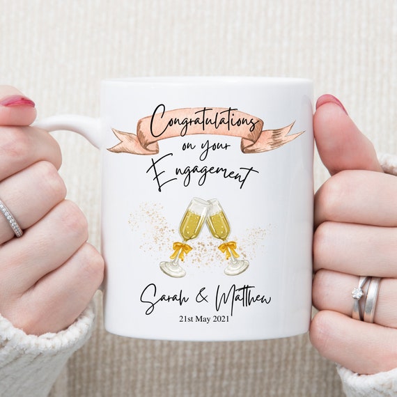 Engagement mugs cheap