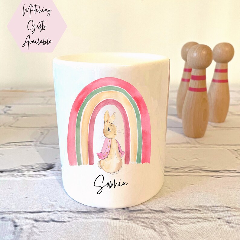 Sooty Rabbit Money Box Personalised Bunny Rabbit/bunny Money Box, Child's Bedroom Décor, Child ...