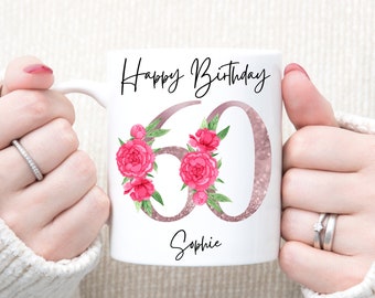 60th Birthday Mug - Personalised 60th Birthday Mug - Sixtieth birthday mug - 60th mug