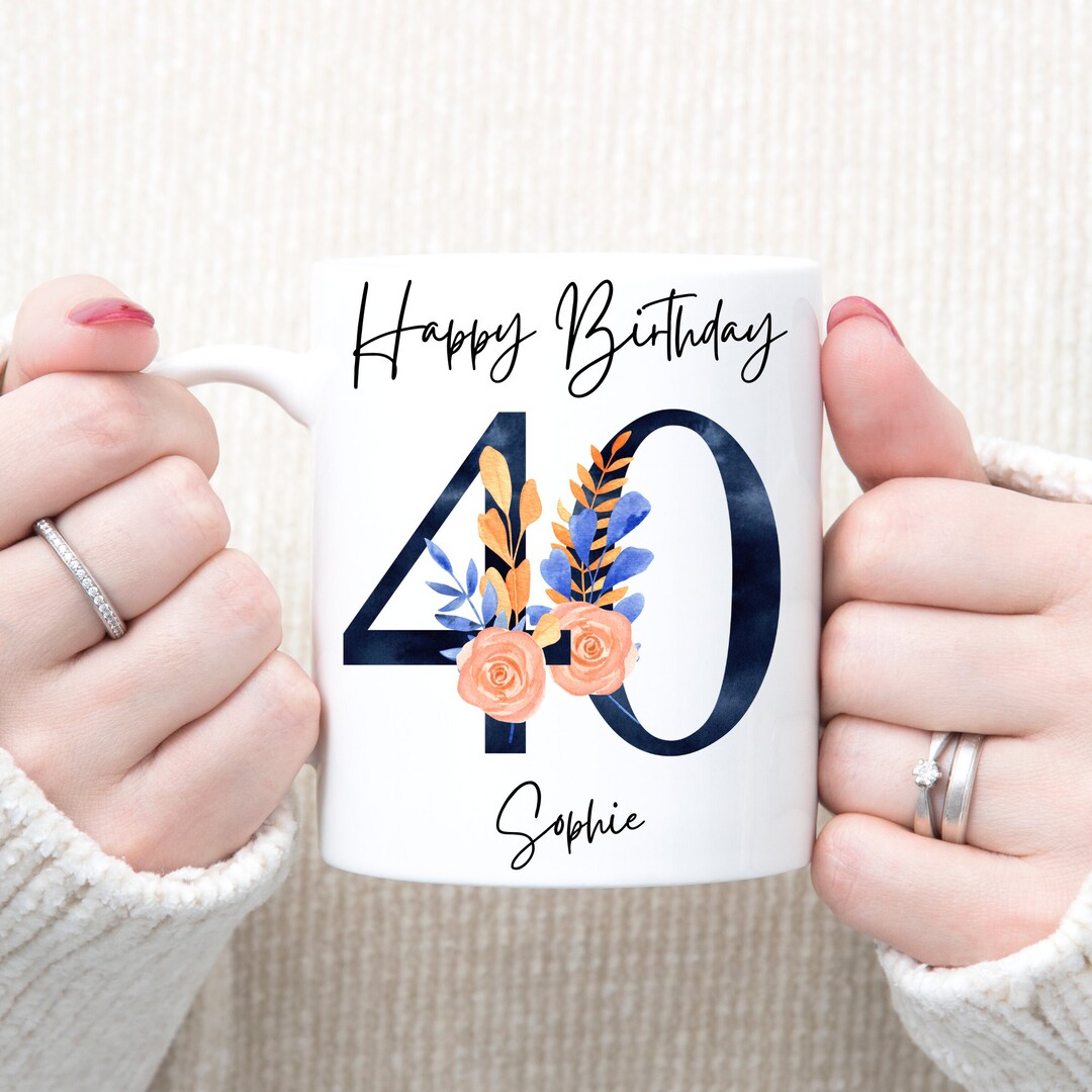 Tazza 40° compleanno donna | Tazza da caffè 40° compleanno frauen | Jahrgang 1981 regalo di compleanno | idea regalo per il 40° tazza da caffè